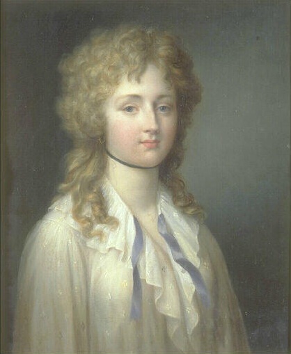 Jean-Pierre Franque Portrait of Louise Adelaide de Bourbon